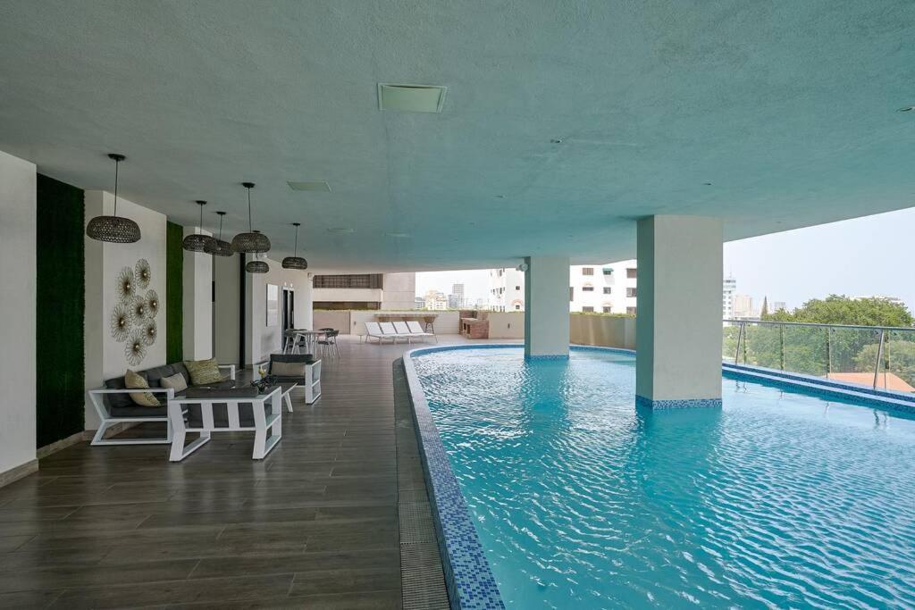 Escape Apartments, Balcony, Pool, Gym & Spa In La Julia ซานโตโดมิงโก ภายนอก รูปภาพ