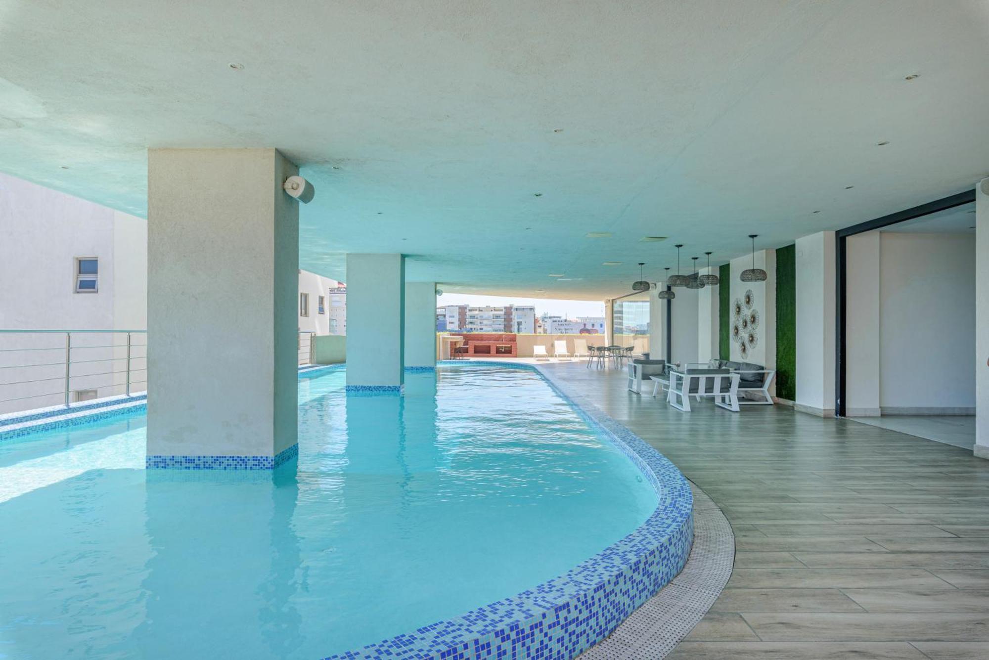 Escape Apartments, Balcony, Pool, Gym & Spa In La Julia ซานโตโดมิงโก ภายนอก รูปภาพ